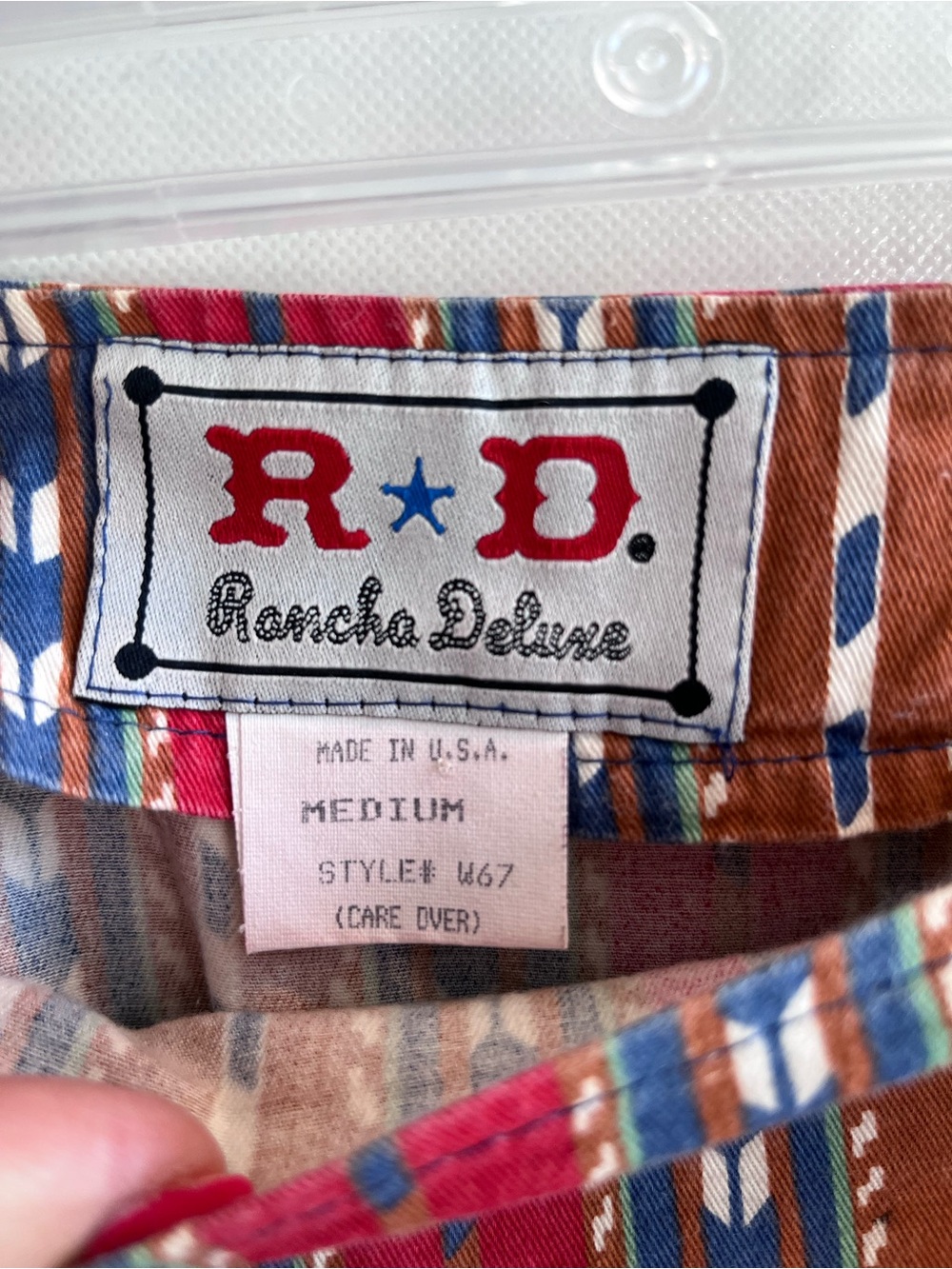 Vintage Rancha Deluxe Pencil Wrap Skirt Southwestern Boho 90’s - Picture 4 of 7
